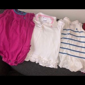 Trio of Ralph Lauren Baby girl dresses